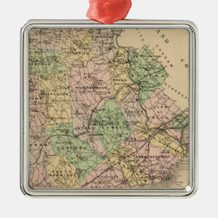 Saco, Biddeford Ornament Aus Metall