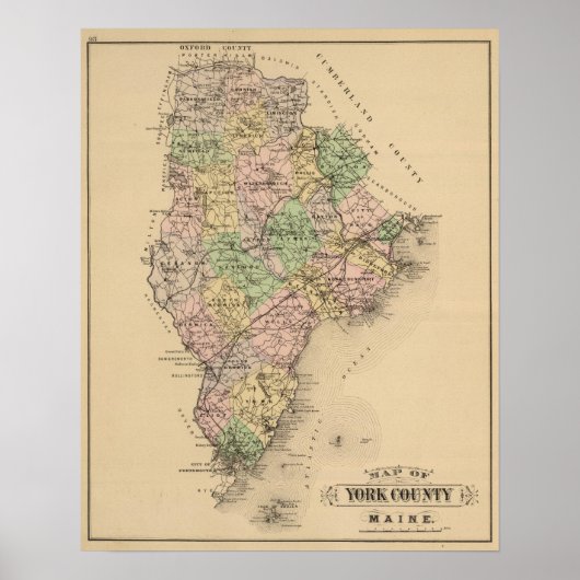 Saco, Biddeford Poster (Vorne)