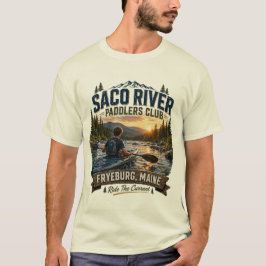 Saco River Paddlers Club Fryeburg Maine Teenager T-Shirt