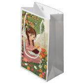 Sacola para Presente Menina no jardim Kleine Geschenktüte (Vorderseite Schrägansicht)