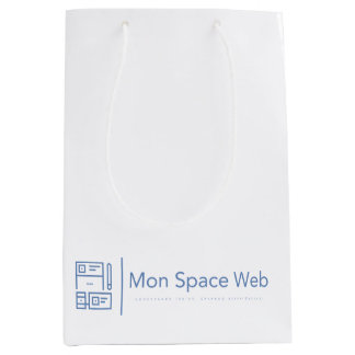 Sacola para Presente Mon Space Web Mittlere Geschenktüte