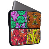 Sacpour pour électronique Wax Africain Laptopschutzhülle (Vorne Rechts)