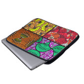 Sacpour pour électronique Wax Africain Laptopschutzhülle (Vorne Knopf)