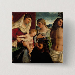 Sacra Conversatione mit SS. Catherine, Sebastian Button