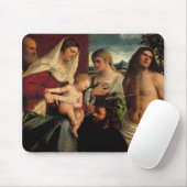 Sacra Conversatione mit SS. Catherine, Sebastian Mousepad (Mit Mouse)