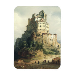 Sacra di San Michele Kloster Alpine Kunst Magnet
