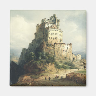 Sacra di San Michele Kloster Alpine Kunst Magnet