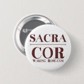Sacra-Herzknopf Button (Vorne & Hinten)