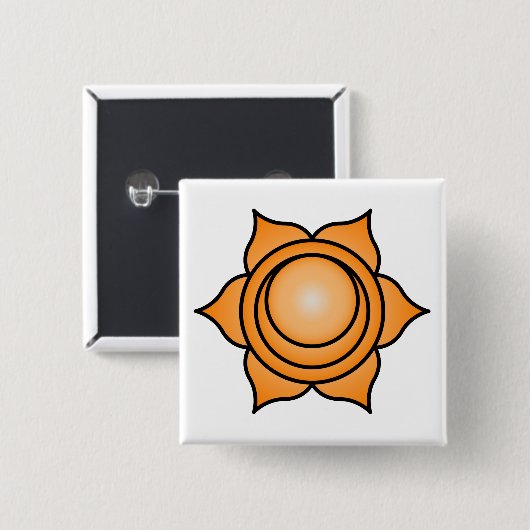 Sacral Chakra Button (Vorne & Hinten)