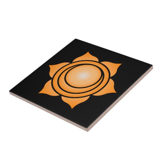 Sacral Chakra Fliese (Seite)
