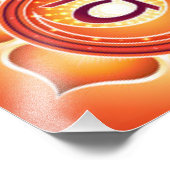 Sacral Chakra Fotodruck (Ecke)