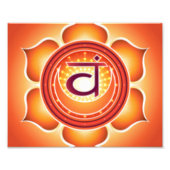 Sacral Chakra Fotodruck (Vorne)
