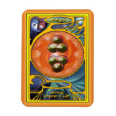 Sacral Chakra Mandala - Interität Magnet (Vertikal)