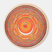 Sacral Chakra Mandala Magnet (Vorne)