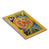 Sacral Chakra Mandala Notizblock (Rechte Seite)