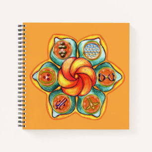 Sacral Chakra Mandala Notizblock