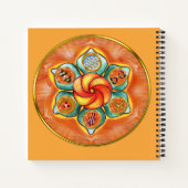 Sacral Chakra Mandala Notizblock (Rückseite)