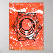 Sacral Chakra Poster (Vorne)