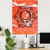 Sacral Chakra Poster (Heimbüro)