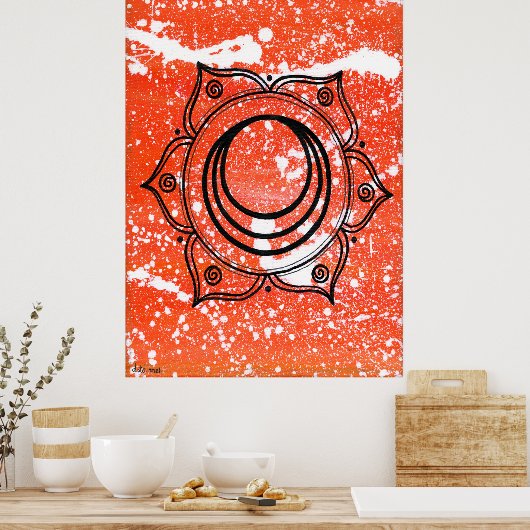 Sacral Chakra Poster (Küche)