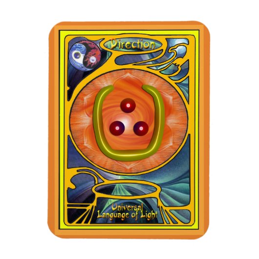 Sacral Chakra - Richtung Magnet (Vertikal)