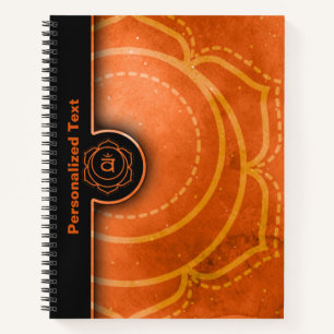 Sacral Chakra Svadhisthana Energy Healing Notizblock