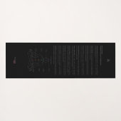 Sacral Chakra Svadhisthana Serenity Yogamatte (Rückseite (Horizontal))