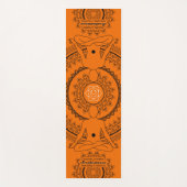 Sacral Chakra Svadhisthana Serenity Yogamatte (Vorderseite)