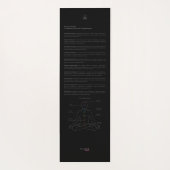 Sacral Chakra Svadhisthana Serenity Yogamatte (Rückseite)