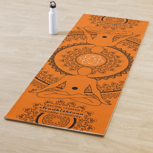 Sacral Chakra Svadhisthana Serenity Yogamatte (Beispiel)