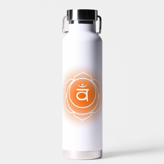 Sacral Chakra Symbol | Svadhisthana Trinkflasche (Vorne)