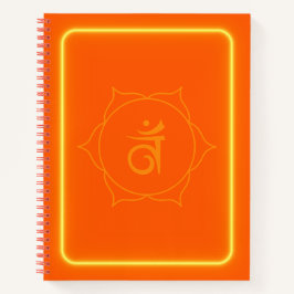 Sacral chakra-Tagebuch Notizblock