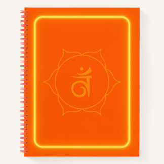Sacral chakra-Tagebuch Notizblock