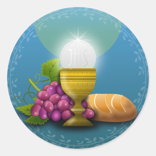Sacrament-Aufkleber Runder Aufkleber (Vorderseite)