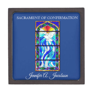 Sacrament-Bestätigung festgehaltenes Glas Heiliger Kiste
