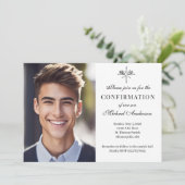 Sacrament Confirmation Foto Religious Einladung (Stehend Vorderseite)