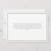 Sacrament Confirmation Foto Religious Einladung (Rückseite)