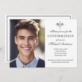 Sacrament Confirmation Foto Religious Einladung (Vorne/Hinten)