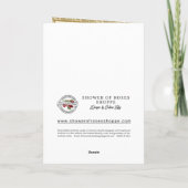 Sacrament Confirmation Religious Gebet Gold Feiertagskarte (Rückseite)