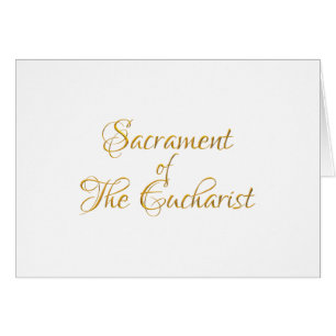 Sacrament of the Eucharist Golden 3D Look