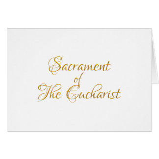 Sacrament of the Eucharist Golden 3D Look