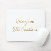 Sacrament of the Eucharist Golden 3D Look Mousepad (Mit Mouse)