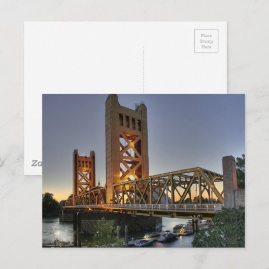 Sacramento 2 postkarte (Vorne/Hinten)