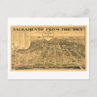 Sacramento aus dem Himmel, 1923 Postkarte