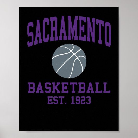 Sacramento Basketball Poster (Vorne)