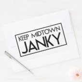 Sacramento "Behalt Midtown Janky" Sticker (Umschlag)
