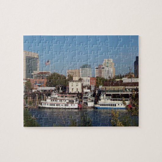 Sacramento, CA Flussufer-Puzzle Puzzle (Horizontal)