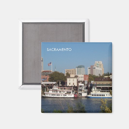 Sacramento, CA-Kühlschrankmagnet Magnet (Vorderseite/Rückseite)