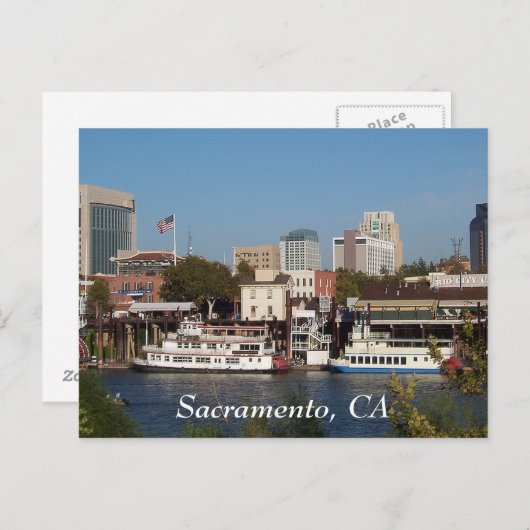 Sacramento, CA Postkarte (Vorne/Hinten)