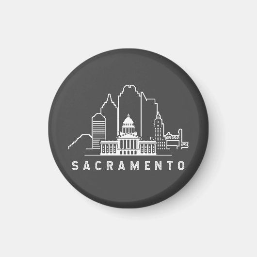 Sacramento California Magnet (Vorne)